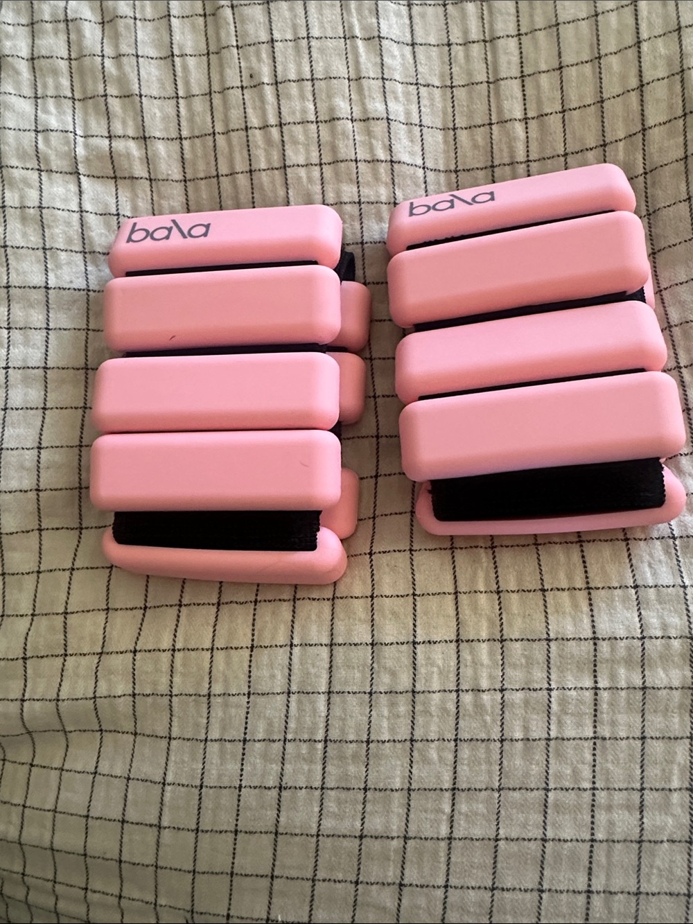 Bala Pink Ankle/Wrist Weight Set - Soft Pink Pair